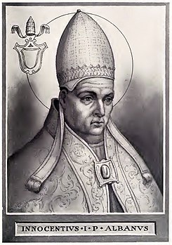 San Inocencio, Papa (+417)