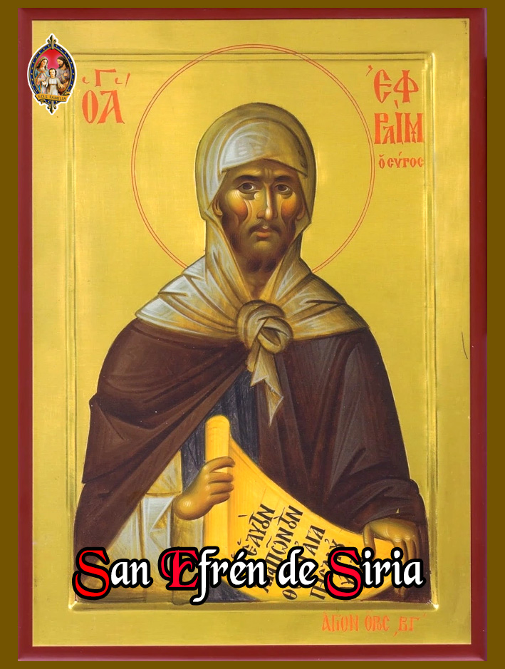 San Efrén Diácono y doctor de la Iglesia (+375)
